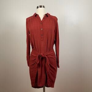 Maeve from Anthropologie • Bloomsbury Tie Shirt Dress